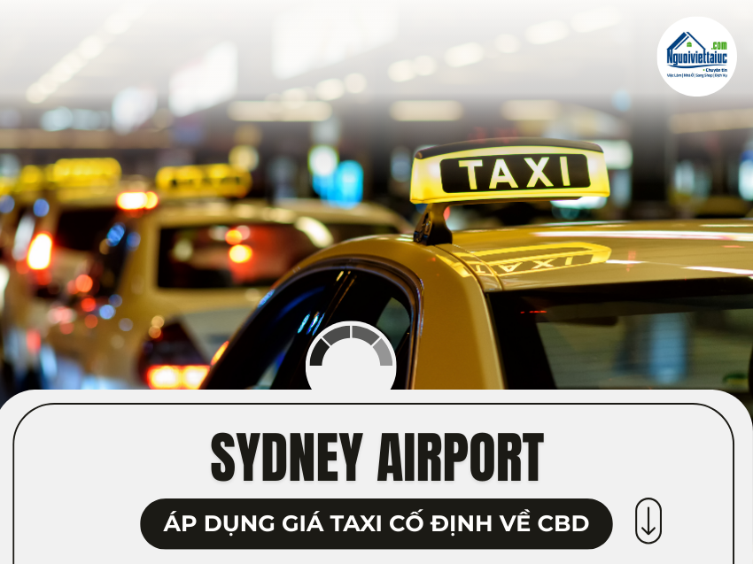 Sydney Airport áp dụng giá taxi cố định về CBD